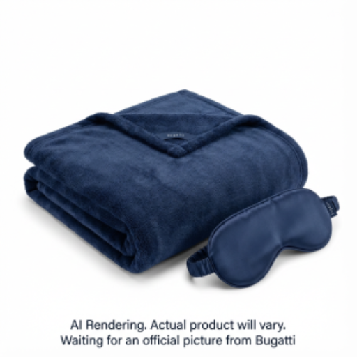 2 Piece Travel Set (Silky Eye Shade, Velvety Blanket) - Polyester