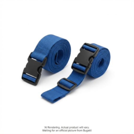 Downtown Essentials 2Pcs Luggage Straps TAC2632BU-BLUE