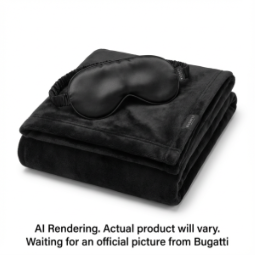 2 Piece Travel Set (Silky Eye Shade, Velvety Blanket) - Polyester