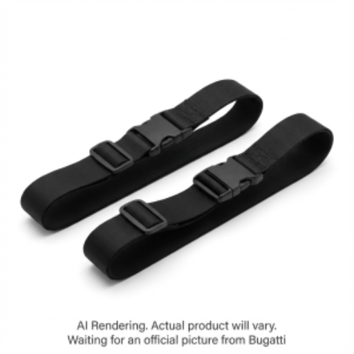 Downtown Essentials 2Pcs Luggage Straps TAC2632BU-BLACK