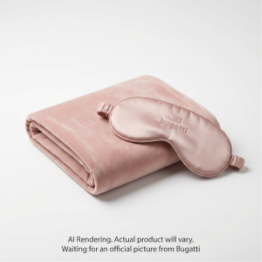 2 Piece Travel Set (Silky Eye Shade, Velvety Blanket) - Polyester