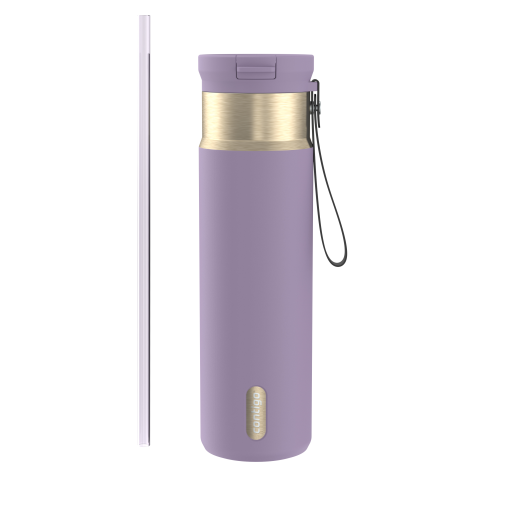 Contigo 24 oz Snapseal PVD w Straw - Purple Carrot - Premium