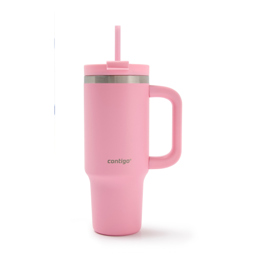 Contigo Streeterville Leak-Proof Tumbler, 30 oz (887 mL), Strawberry Cream