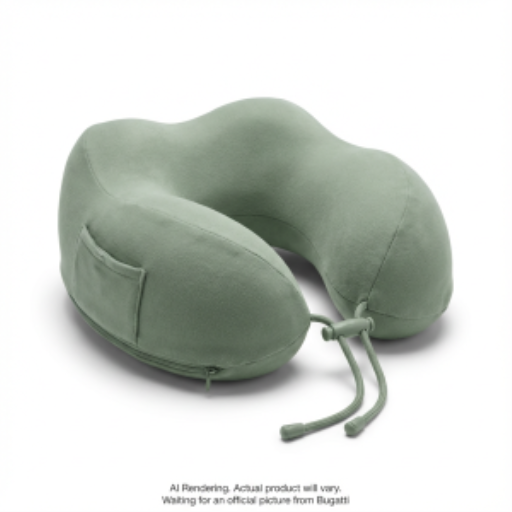 Travel Ergonomic Neck Pillow - Madse Of 280G Polyester + 260G Pu Memory Foam