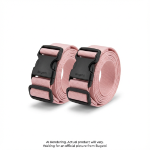 Downtown Essentials 2Pcs Luggage Straps TAC2632BU-PINK