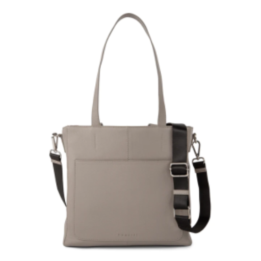 Bugatti Chelsea - Leather Tote Bag - Taupe