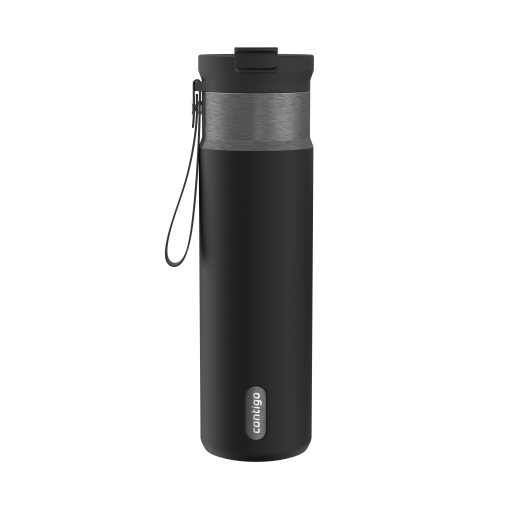 Contigo Dual Sip PVD Water Bottle 24 oz, Licorice Gunmetal