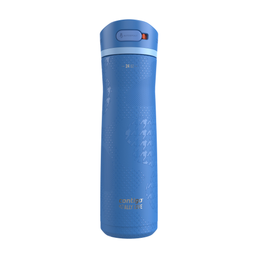Contigo x Ally Love Ashland Chill 2.0 Stainless Steel Water Bottle with AUTOSPOUT Lid, 24 oz (709 mL), Stellar Jay