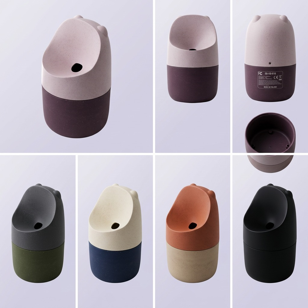 Grid showing the Happy Sinks KONNA Fruit Fly Trap in various color configurations and angles.