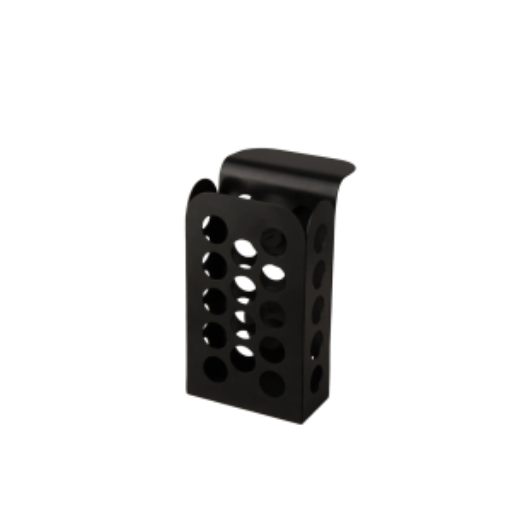 HAPPY SiNKS Cutlery Caddy – Black Stainless Steel